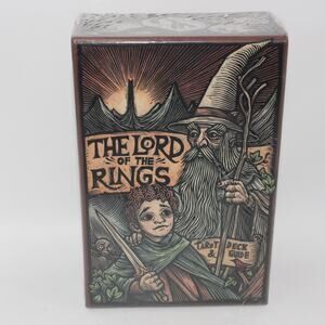 The Lord of the Rings Illustrated 78 Tarot Card Deck and Foldout Guide New